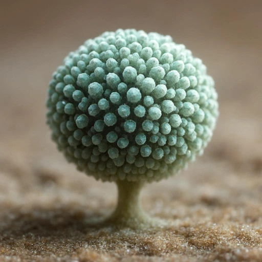 Close-up of mold spores; mold spores Gainesville FL homeowners should address with professional remediation.